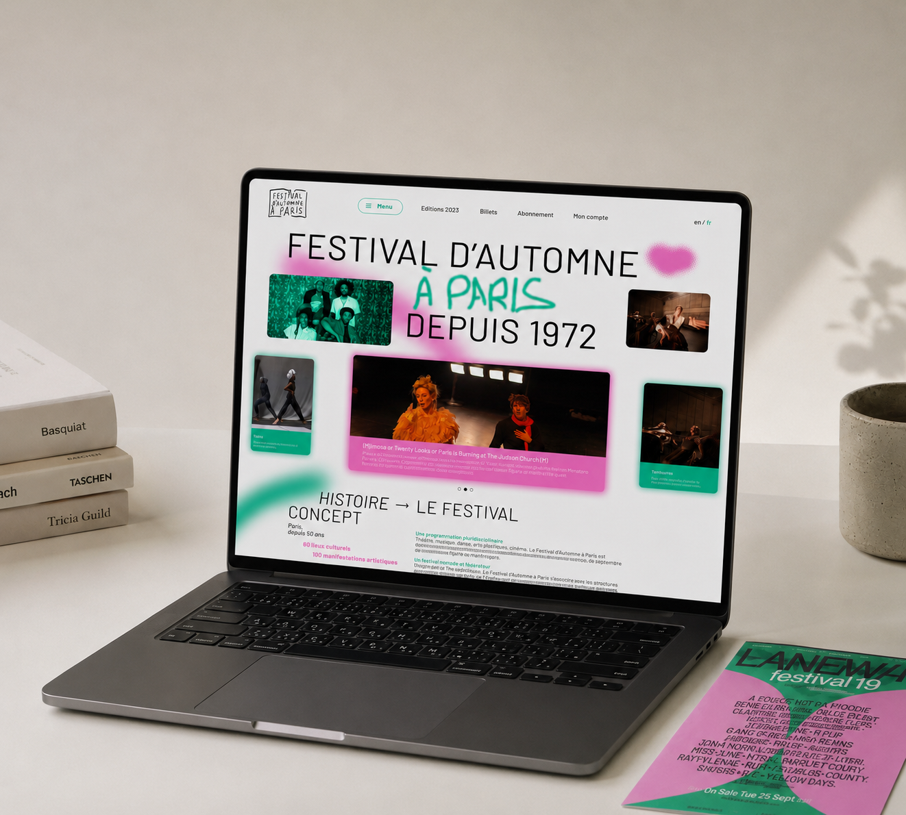 Festival d'Automne affiches événementielles